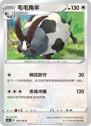 毛毛角羊