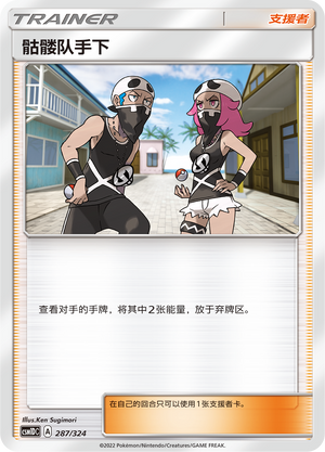 骷髅队手下
