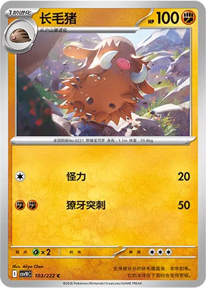 长毛猪